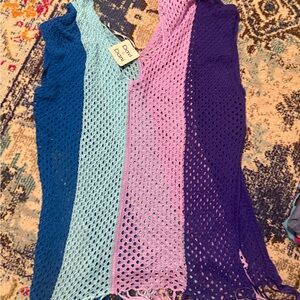 Dani & Davi crochet swim coverup